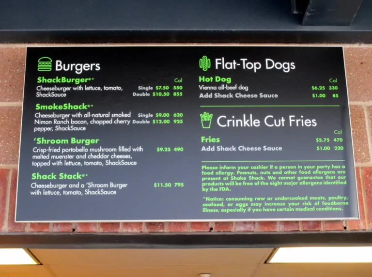 Shake Shack Menu